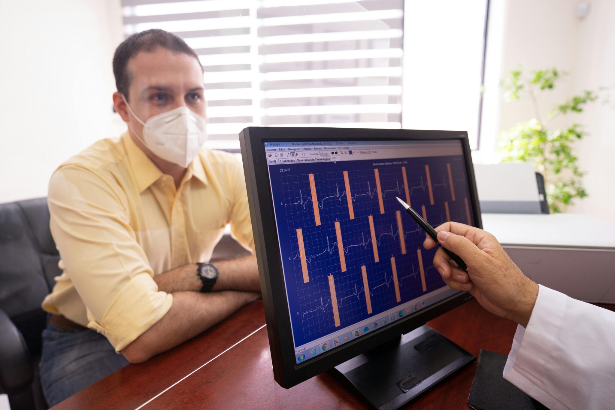 Heart specialist doctor working in