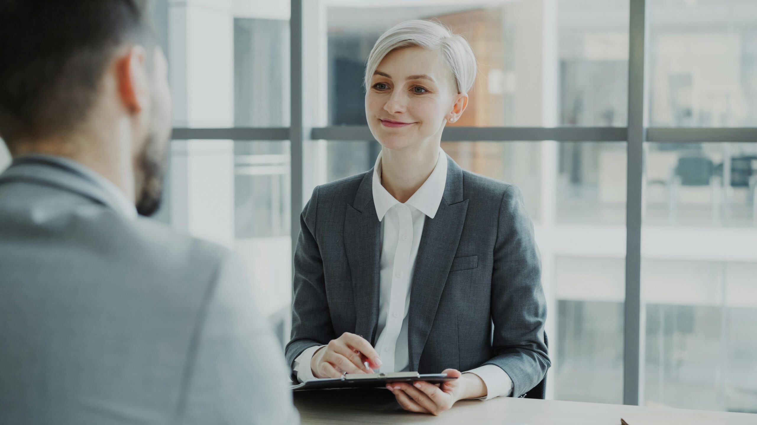 Fresh graduate preparing for job interview