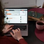 freelancer working on Fiverr from home