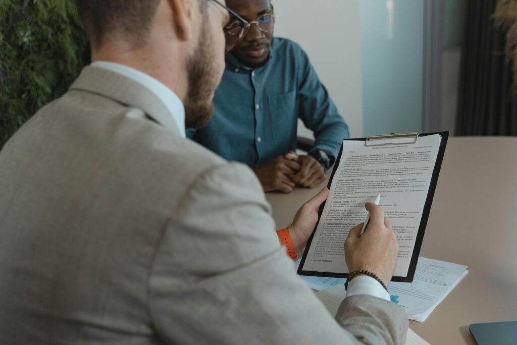 Job candidate reviewing interview mistakes and preparing professionally for job interview success