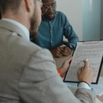 Job candidate reviewing interview mistakes and preparing professionally for job interview success